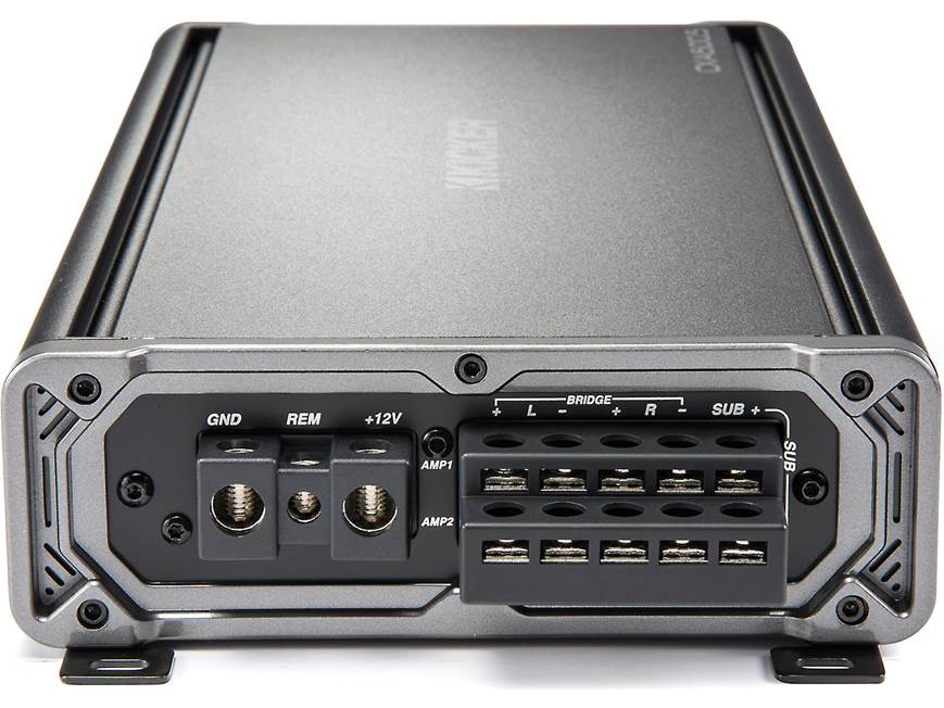 Kicker 43CXA600.5 CX Series 5-channel car amplifier — 40 watts RMS