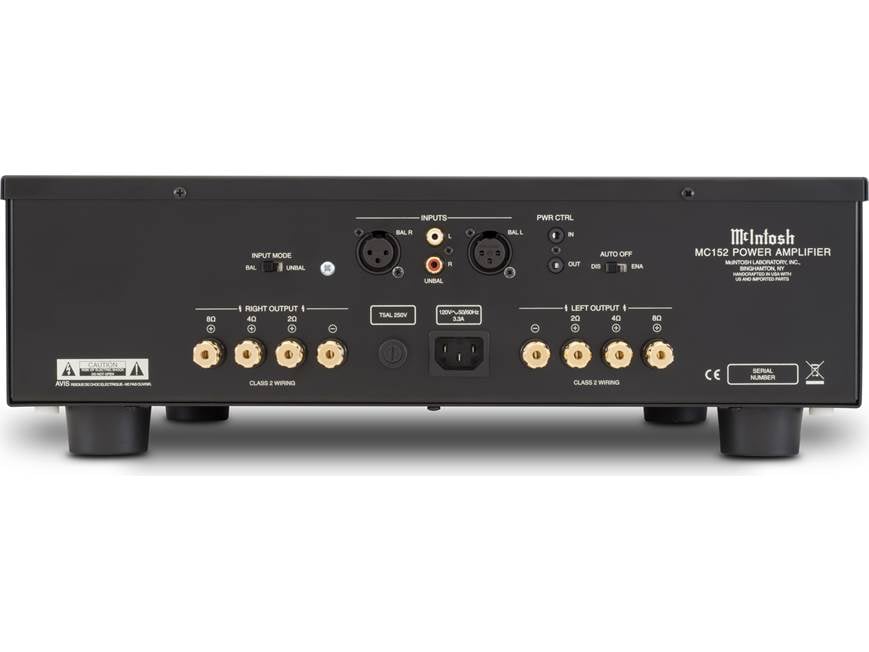 McIntosh MC152 Stereo power amplifier at Crutchfield