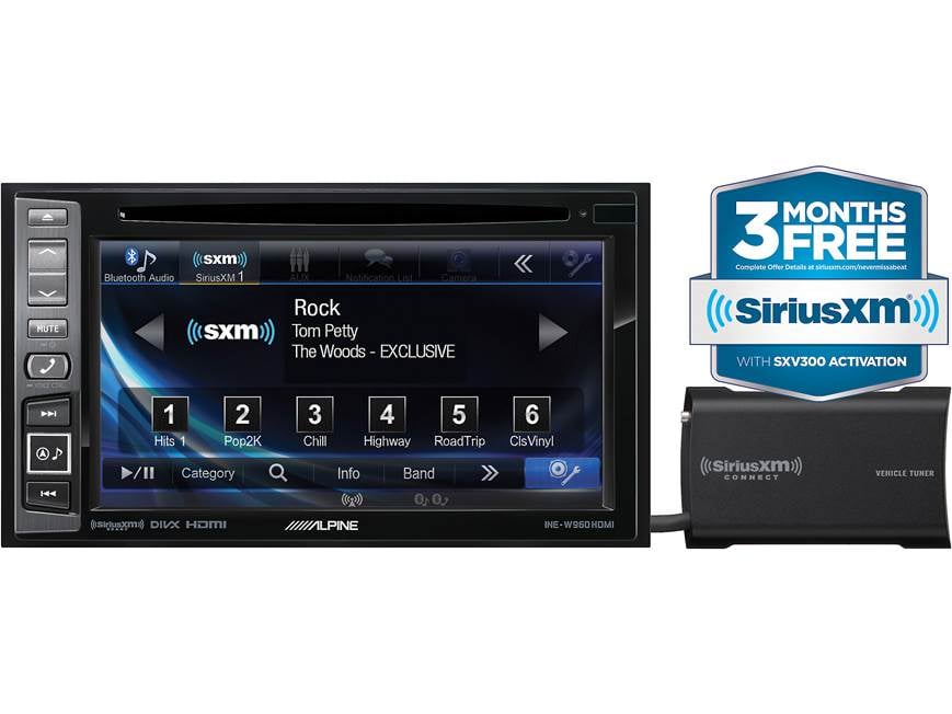 Alpine INE-W960HDMI Navigation receiver with free SiriusXM