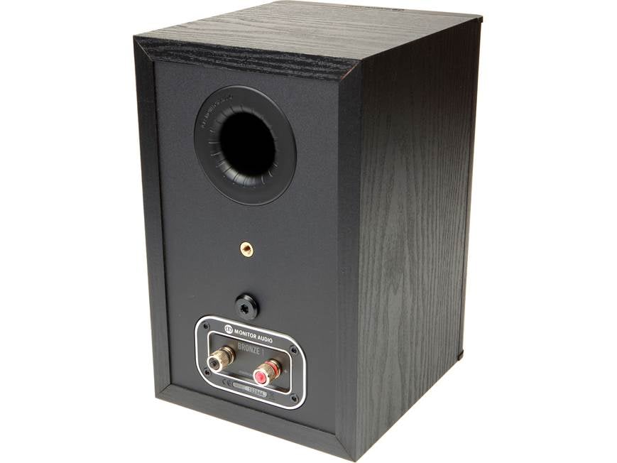 Monitor Audio Bronze 1 (Black Oak Vinyl) Bookshelf speakers (Black