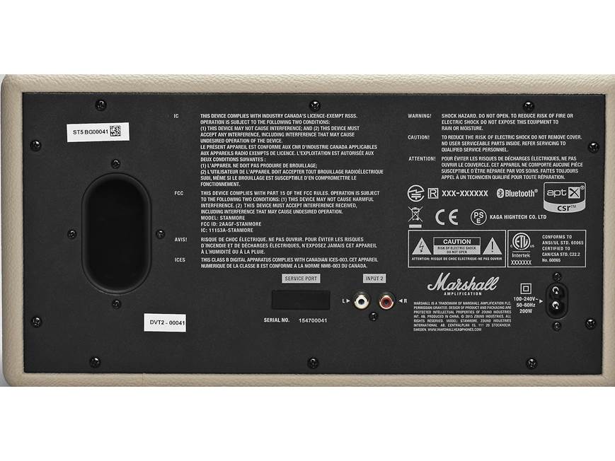 Marshall Stanmore (Cream) Powered Bluetooth® speaker (Cream) at