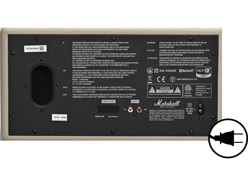 Marshall Stanmore (Cream) Powered Bluetooth® speaker (Cream) at