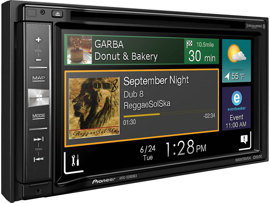 Pioneer AVIC-5200NEX Navigation receiver at Crutchfield