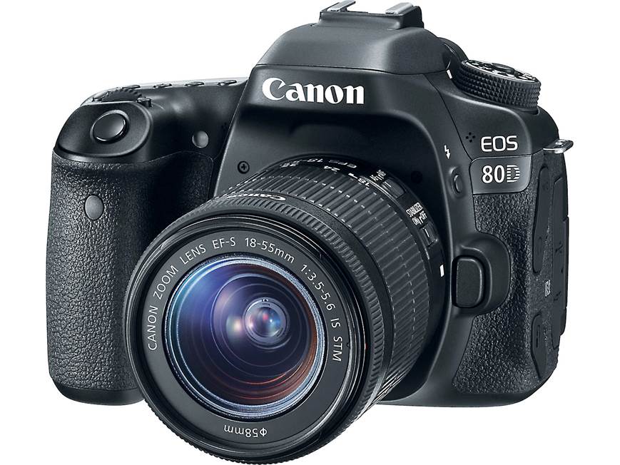 Canon EOS 80D Kit 24.2-megapixel DSLR with 18-55mm zoom lens and