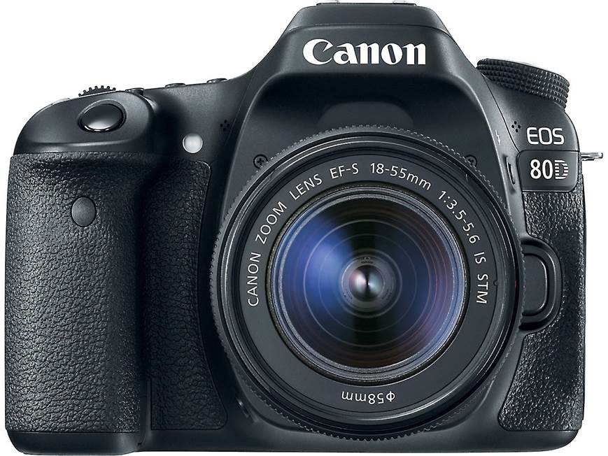 Canon EOS 80D Kit 24.2-megapixel DSLR with 18-55mm zoom lens and