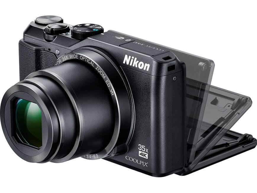 Nikon Coolpix A900 (Black) 20-megapixel camera with 35X optical