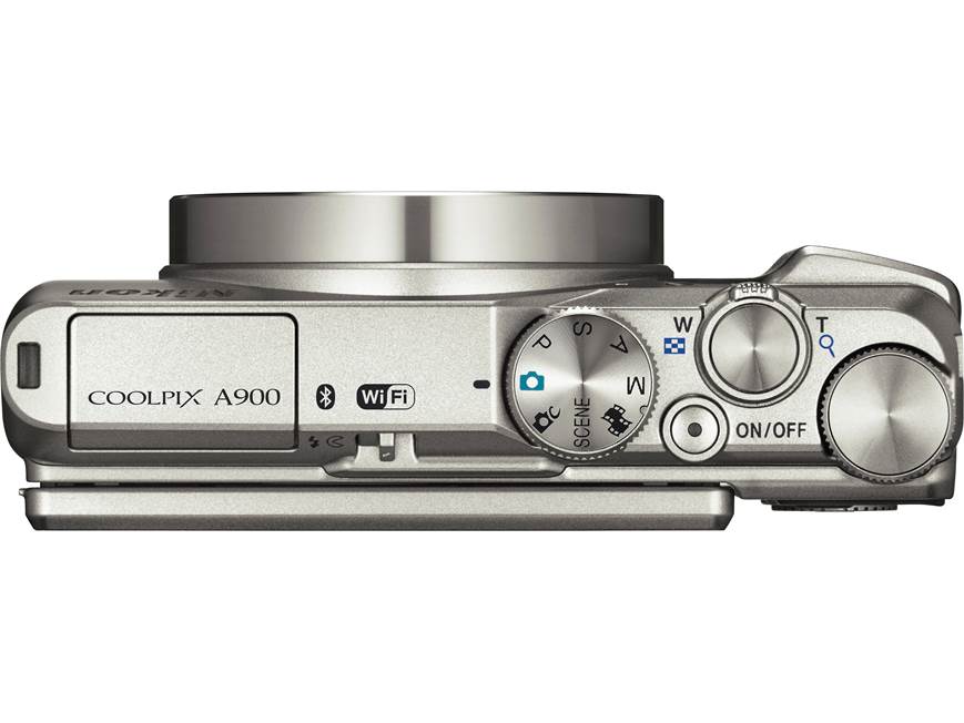 Nikon Coolpix A900 (Silver) 20-megapixel camera with 35X optical