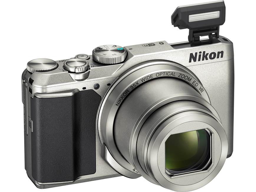 Nikon Coolpix A900 (Silver) 20-megapixel camera with 35X optical