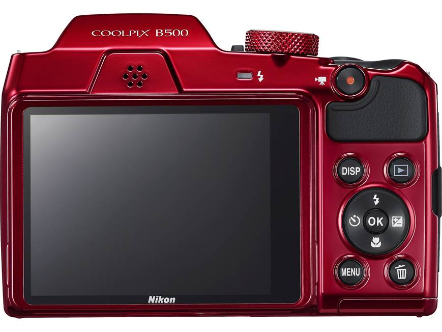 Nikon ニコン COOLPIX B500 ワインレッド Nikon Coolpix B500 (Red) 16-megapixel camera with 40X optical zoom