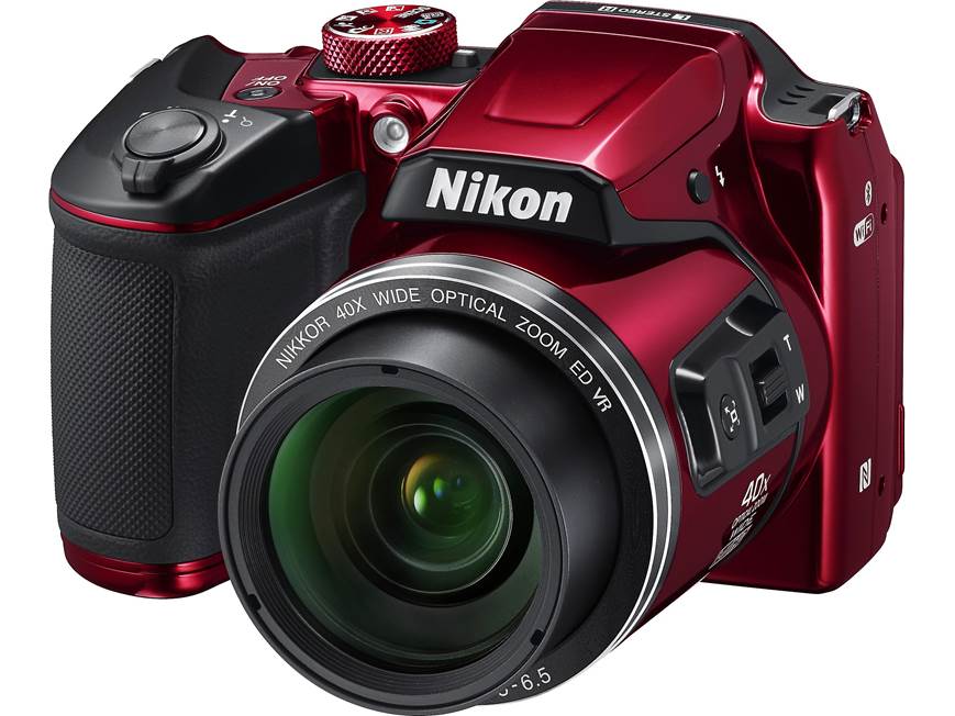 Nikon Coolpix B500 (Red) 16-megapixel camera with 40X optical zoom