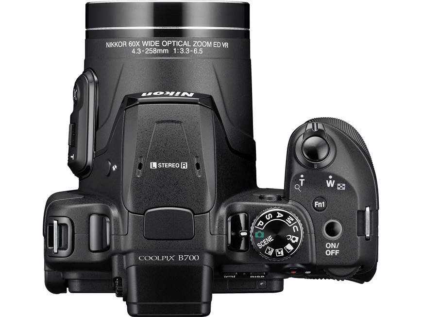 Nikon Coolpix B700 20.2-megapixel camera with 60X optical zoom, Wi