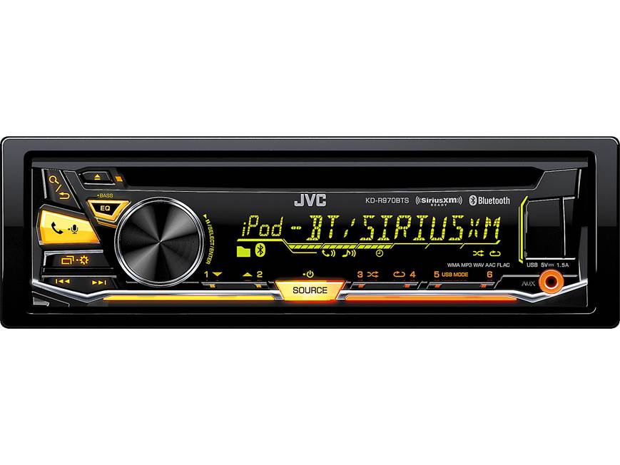 JVC KD-R970BTS CD receiver at Crutchfield