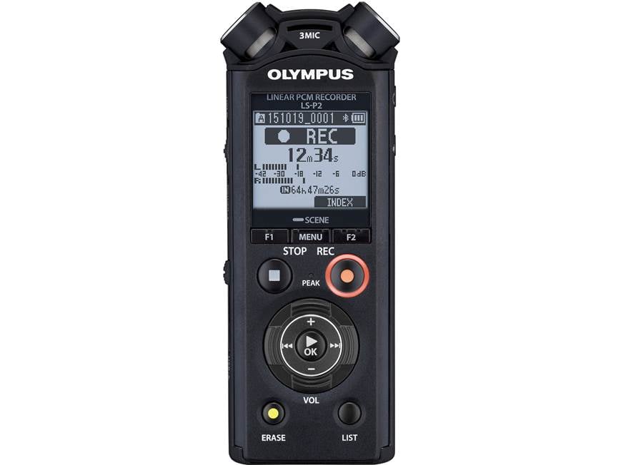 OLYMPUSボイスレコーダー LS-P2 Olympus LS-P2 8GB digital audio recorder with Bluetooth® at