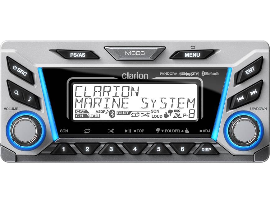 Clarion M606 Multi-zone marine digital media receiver with