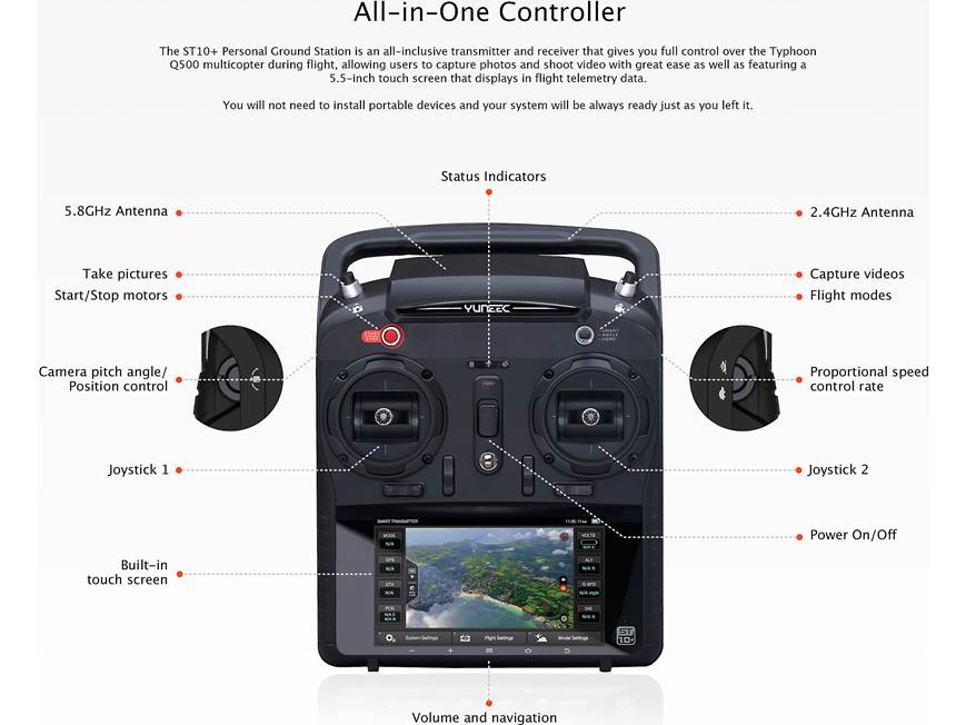 Yuneec Typhoon q500 4K caratteristiche e prezzi | News