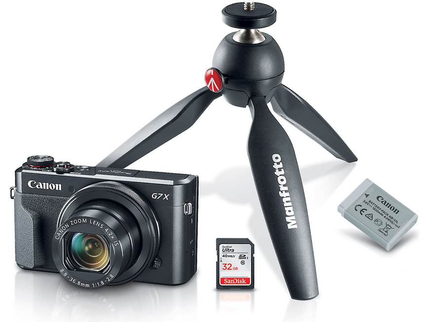 Canon PowerShot G7 X Mark II Video Creator Kit 20.1-megapixel
