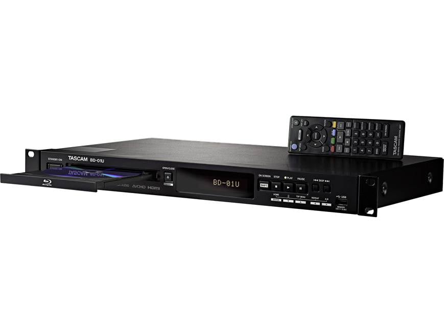 Tascam BD-01U Rack-mountable Blu-ray player with XLR connections