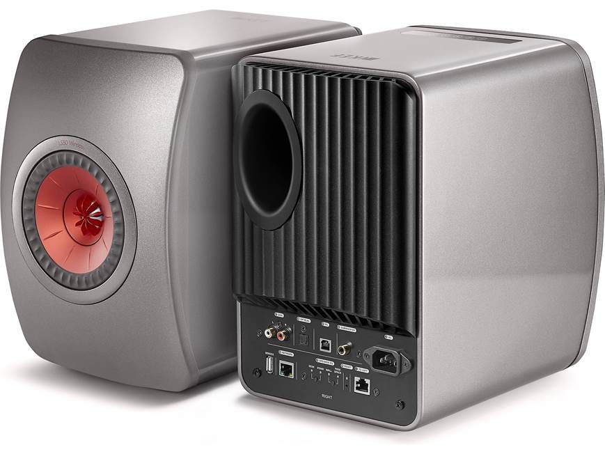 KEF LS50 Wireless II (チタニウム・グレイ) KEF LS50 Wireless (Titanium Grey/Red) High-performance powered