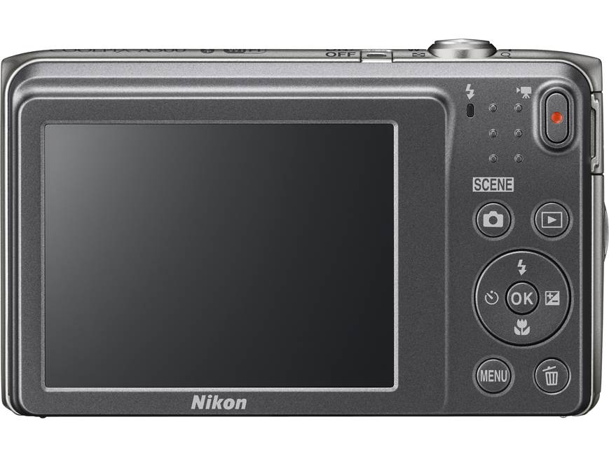Nikon Coolpix A300 20-megapixel camera with 8X optical zoom, Wi-Fi