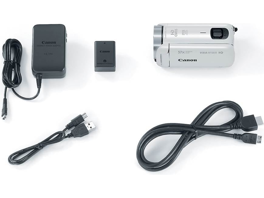 Canon VIXIA HF R800 (White) HD camcorder with 32X optical zoom