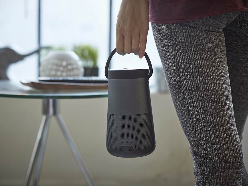 Bose® SoundLink® Revolve+ Bluetooth® speaker and charging cradle