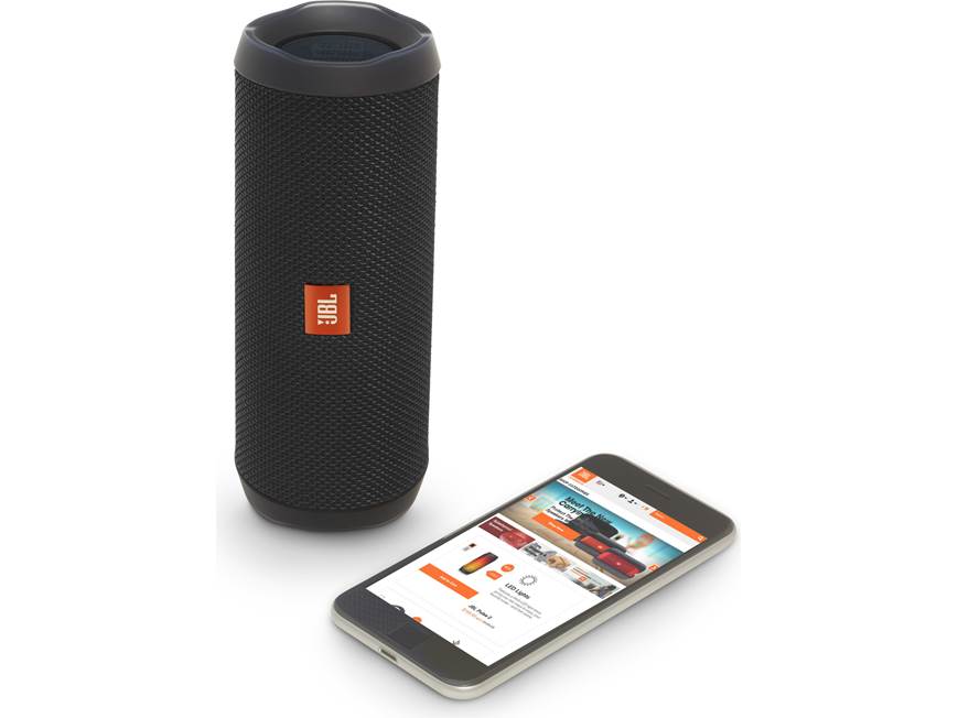 JBL Flip 4 (Black) Waterproof portable Bluetooth® speaker (Black