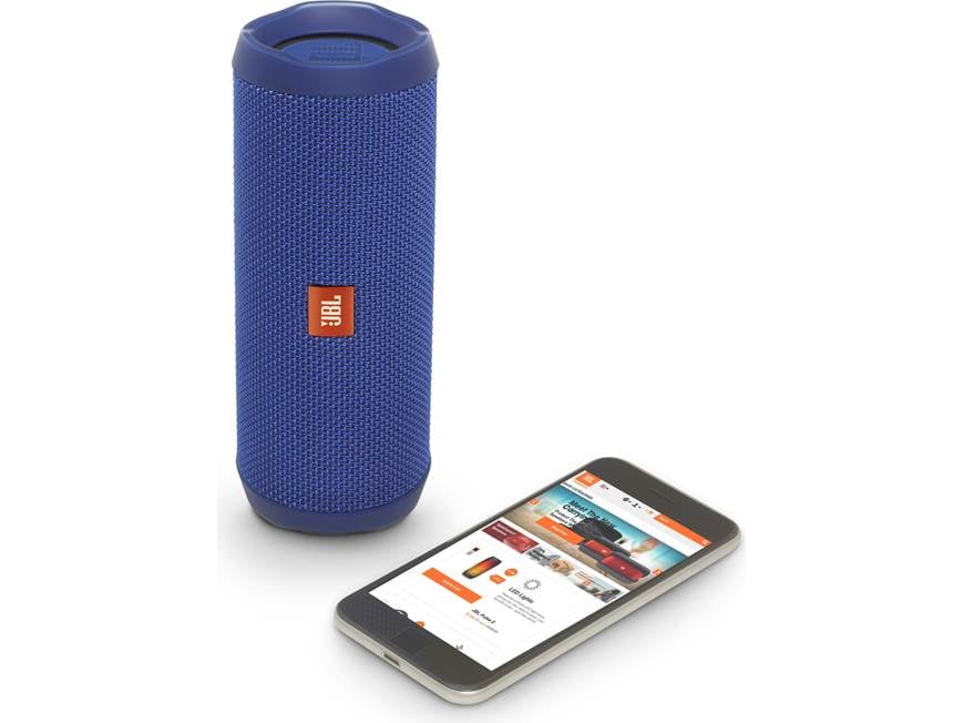 JBL Flip 4 (Blue) Waterproof portable Bluetooth® speaker (Blue) at