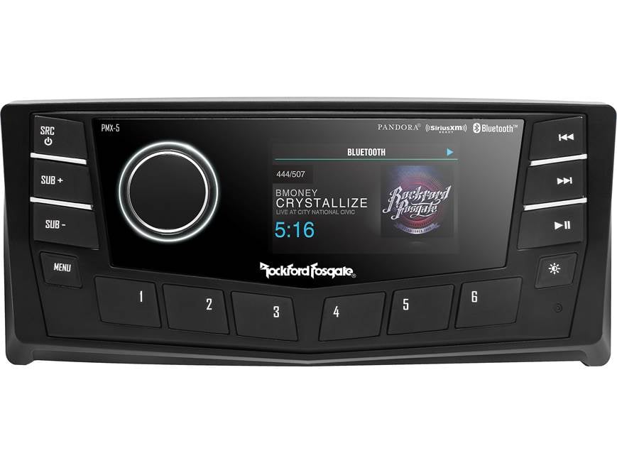 Rockford Fosgate PMX-5CAN Marine digital media receiver with