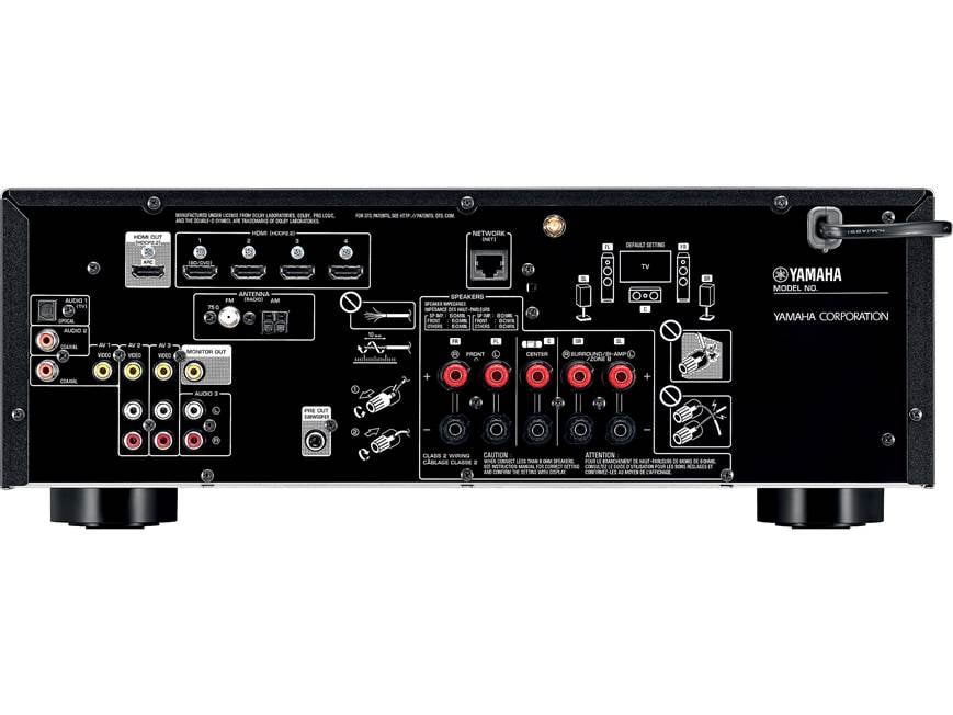 Yamaha RX-V483 5.1-channel home theater receiver with Wi-Fi