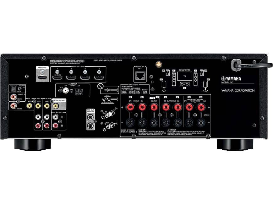Yamaha RX-V583 7.2-channel home theater receiver with Wi-Fi