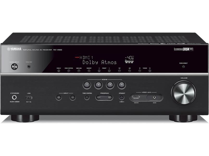 Yamaha RX-V683 7.2-channel home theater receiver with Wi-Fi