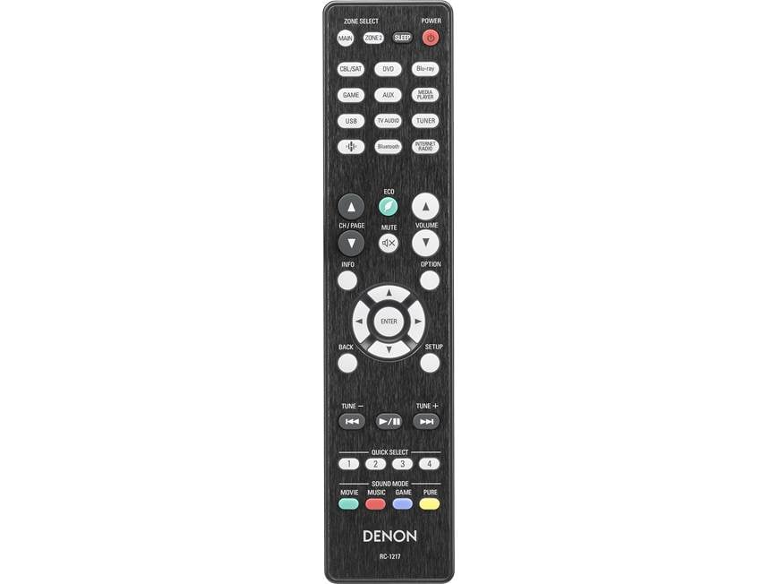 Denon AVR-S730H 7.2-channel home theater receiver with Wi-Fi