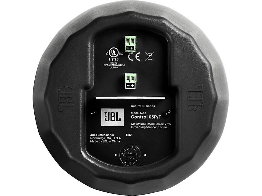JBL Control 65 P/T (Black) 5-1/4