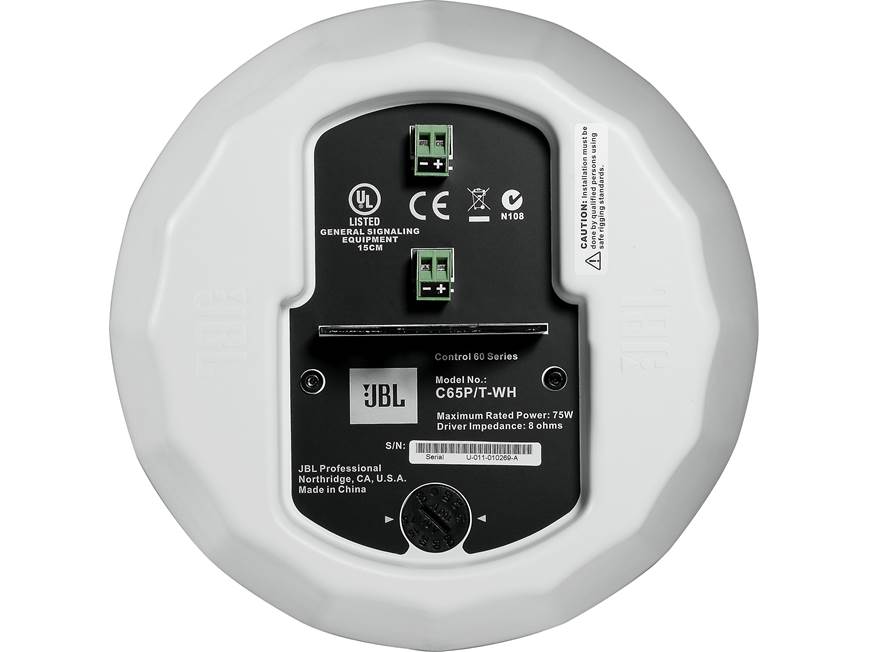 JBL Control 65 P/T (White) 5-1/4