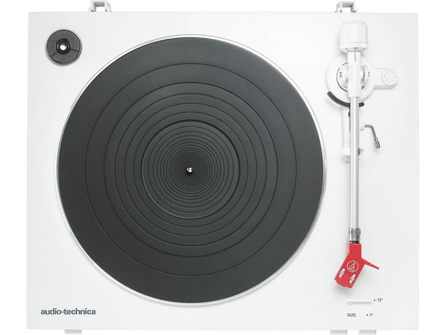 Audio-Technica AT-LP3XBT (White) Fully automatic belt-drive turntable with built-in phono preamp and Bluetooth® (White) at