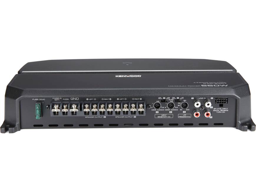 Kenwood KAC-6407 4-channel car amplifier — 40 watts RMS x 4 at