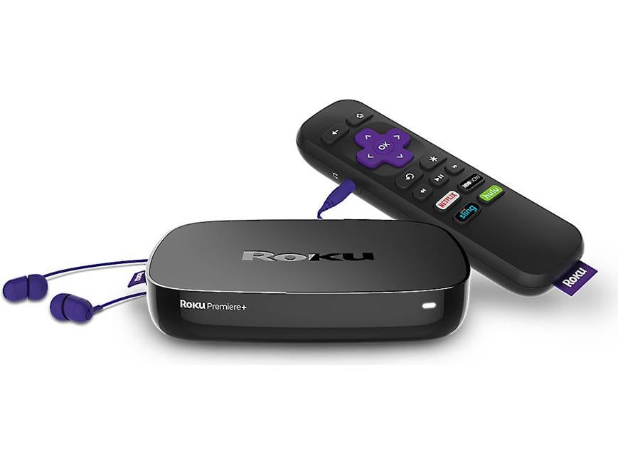 Roku Premiere+ 4K Ultra HD streaming TV and media player with Wi