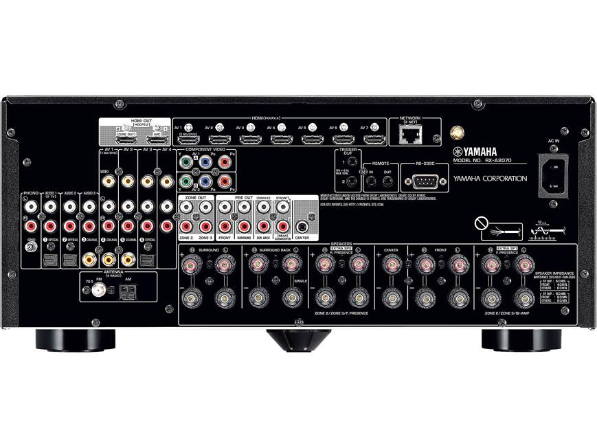 Yamaha AVENTAGE RX-A2070 9.2-channel home theater receiver with Wi