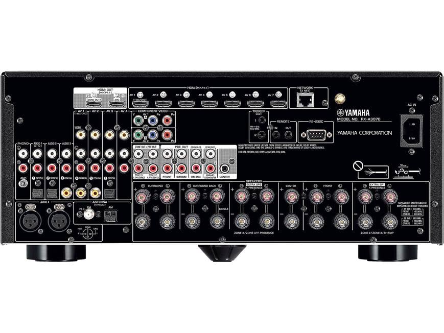 Yamaha AVENTAGE RX-A3070 9.2-channel home theater receiver with Wi