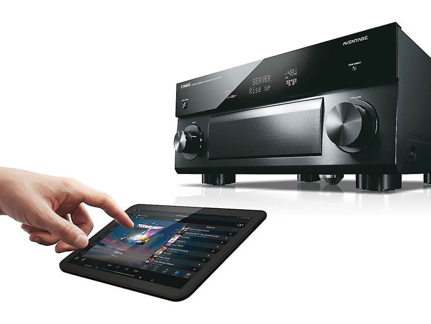 Yamaha AVENTAGE RX-A3070 9.2-channel home theater receiver with Wi