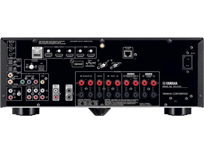 Yamaha AVENTAGE RX-A770 7.2-channel home theater receiver with Wi