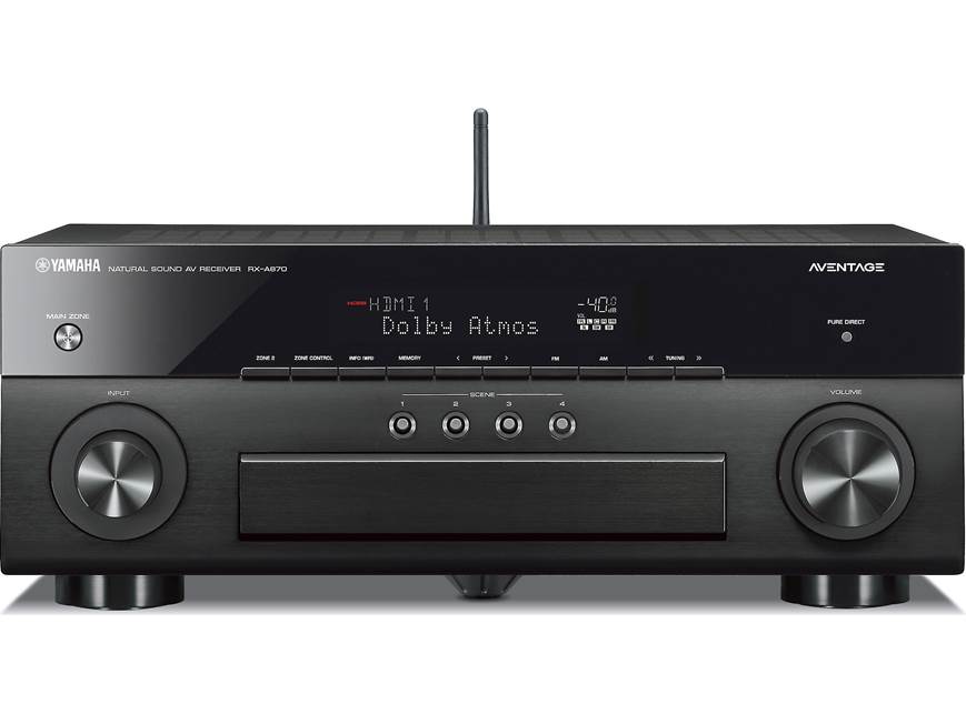 Yamaha AVENTAGE RX-A870 7.2-channel home theater receiver with Wi