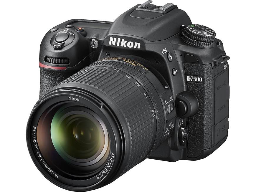 Nikon D7500 Kit 20.9-megapixel DSLR camera with Wi-Fi®, Bluetooth