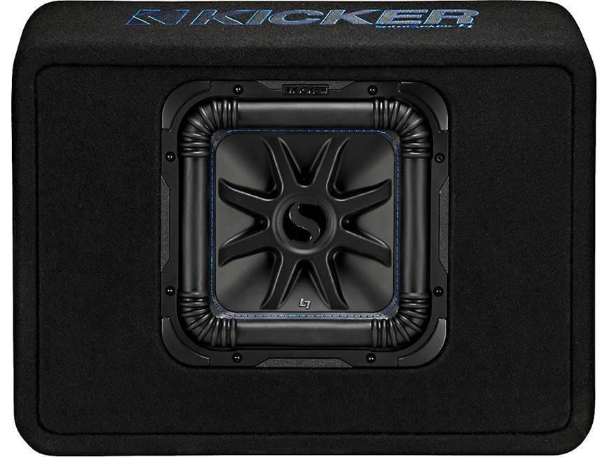 Kicker 44TL7S102 Ported enclosure with one Solo-Baric L7S Series 2