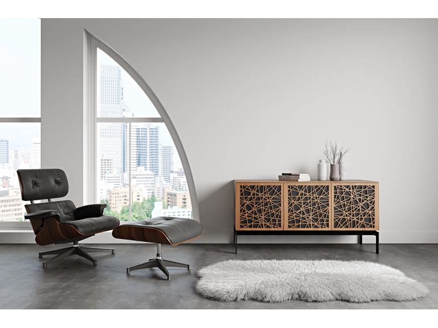 BDI Elements 8777 (Natural Walnut w/Ricochet Doors) Audio/video