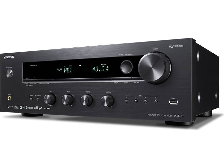 Onkyo TX-8270 Stereo receiver with HDMI connections, Wi-Fi