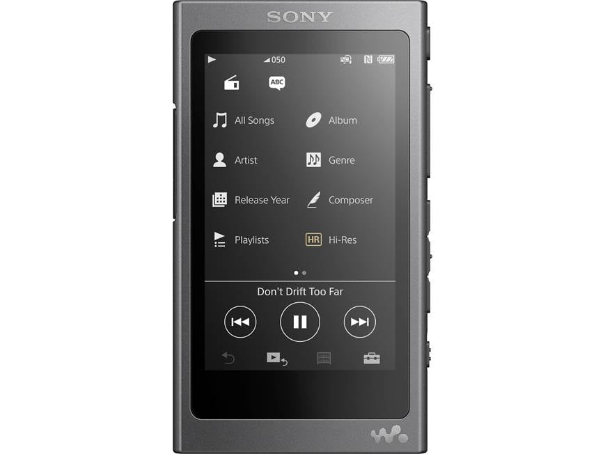 Sony NW-A35 Walkman® (Charcoal Black) High-resolution portable