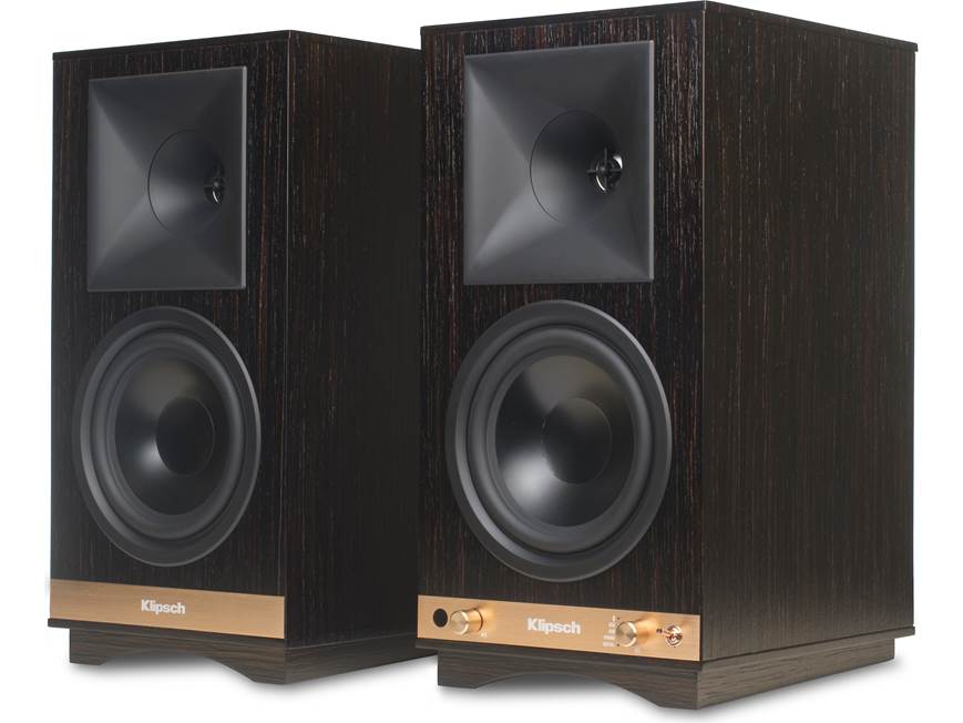 Klipsch The Sixes (Ebony) Powered bookshelf speakers with