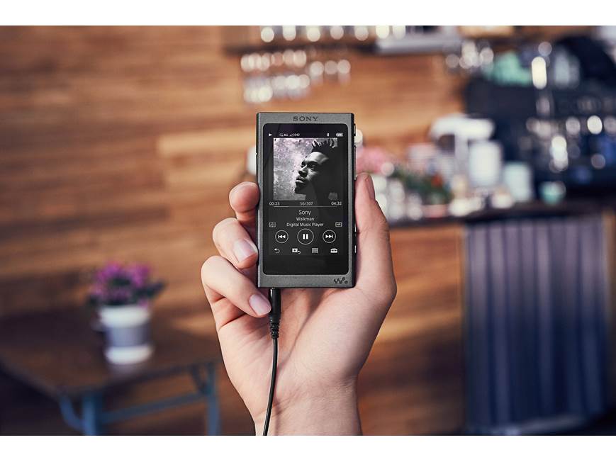Sony NW-A35 Walkman® (Charcoal Black) High-resolution portable