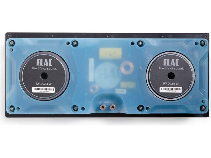 ELAC IW-DC51-W Multi-purpose in-wall home theater speaker at